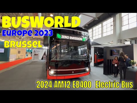 2024 AM12 EB400  Electric Bus - interior and Exterior - Busworld Europe 2023 Brussel