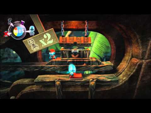 LBP DLC (720p HD) Walkthrough Part 20 - P.o.t.C. A Navy Frigate - Revisited, Co-op & Collected All