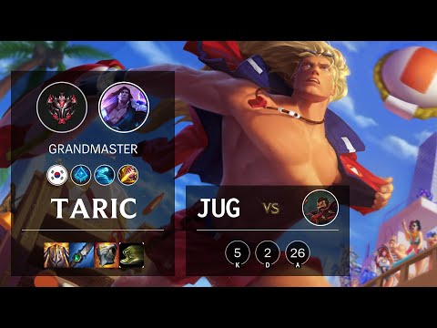 Taric Jungle vs Graves - KR Grandmaster Patch 10.22