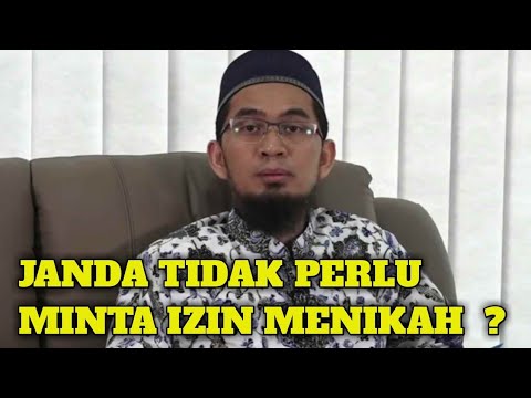 Apakah Janda Tidak Perlu Izin Dari Keluarga Untuk Menikah - Adi Hidayat