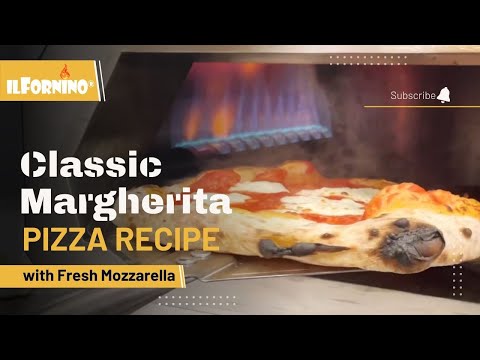 Classic Margherita Pizza Recipe with Fresh Mozzarella - Baked in the ilFornino Nino Oven