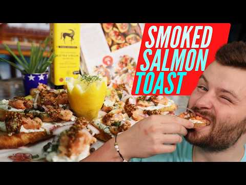 Testing a Delish Recipe | Easy Smoked Salmon Toast With Cream Cheese | Trendy Thursday