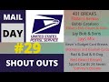 MAIL DAY 29 Shout Outs