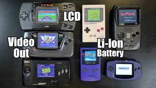 MODS & UPGRADES you can do to your HANDHELDS - Nintendo, Sega, Atari & NEC.