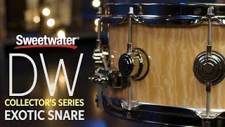 Video thumbnail for DW Collector's Series Exotic Snare Drum Review by Sweetwater