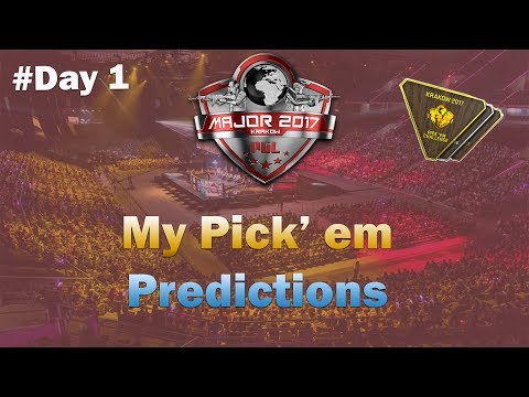 CS:GO PGL Major Krakow 2017 Pick' em Predictions + Opinion Day 1