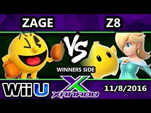 S@X 175 - Zage (Pac-Man) Vs. Z8 (Rosalina) - SSB4 Tournament - Smash for Wii U - Smash 4