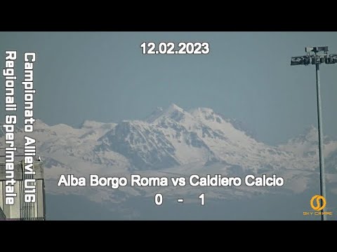CAMPIONATO ALLIEVI SPERIMENTALI U16 VENETO – ALBA BORGO ROMA  vs CALDIERO CALCIO – 12.02.2023