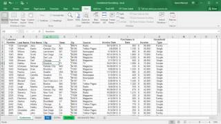 Freeze rows and columns in Excel by Chris Menard