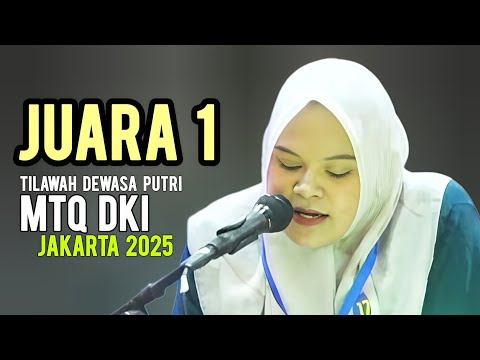 Luthfi Lathifah Rizki, juara 1 TILAWAH DEWASA MTQ DKI JAKARTA 2025