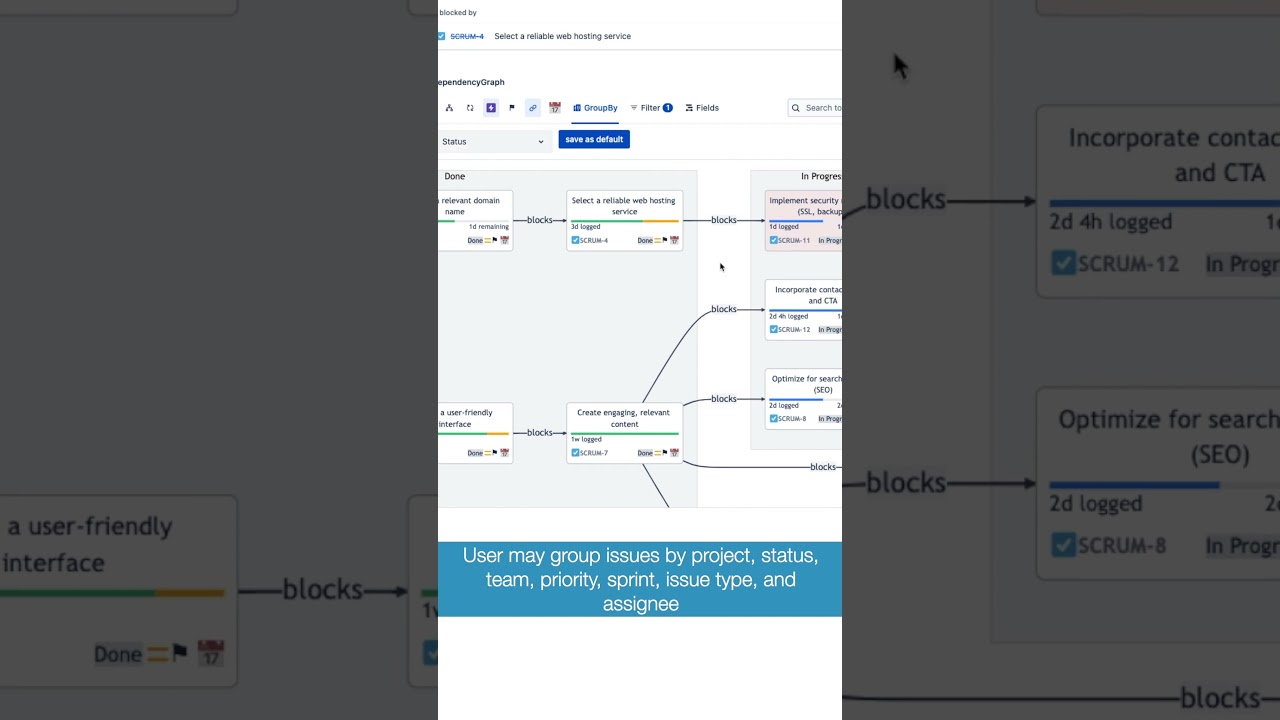 Dependency Graph - View the complete hierarchy map of issues (Jira Cloud App)