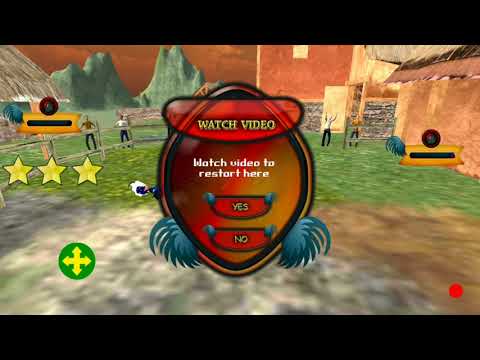 Farm Rooster Fighting Chicks 1 Video