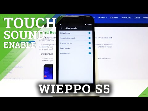 How to Enable Touch Sounds in Wieppo S5 - Manage Sounds Settings