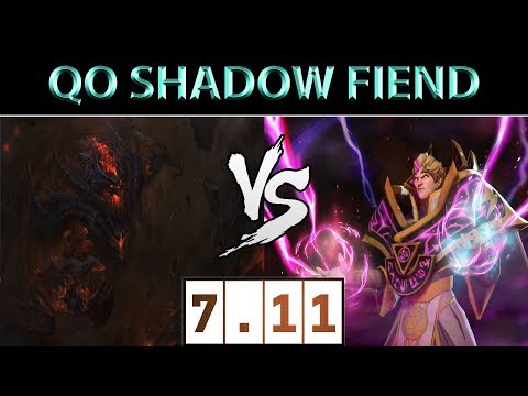 QO [Shadow Fiend] vs [Invoker] ► New Patch ► Dota 2 7.11