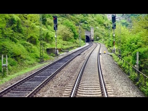 DB Bahn - Nr. 20 - Führerstandmitfahrt - Von Bingen ( Rhein ) Hbf nach Koblenz Hbf - BR 612