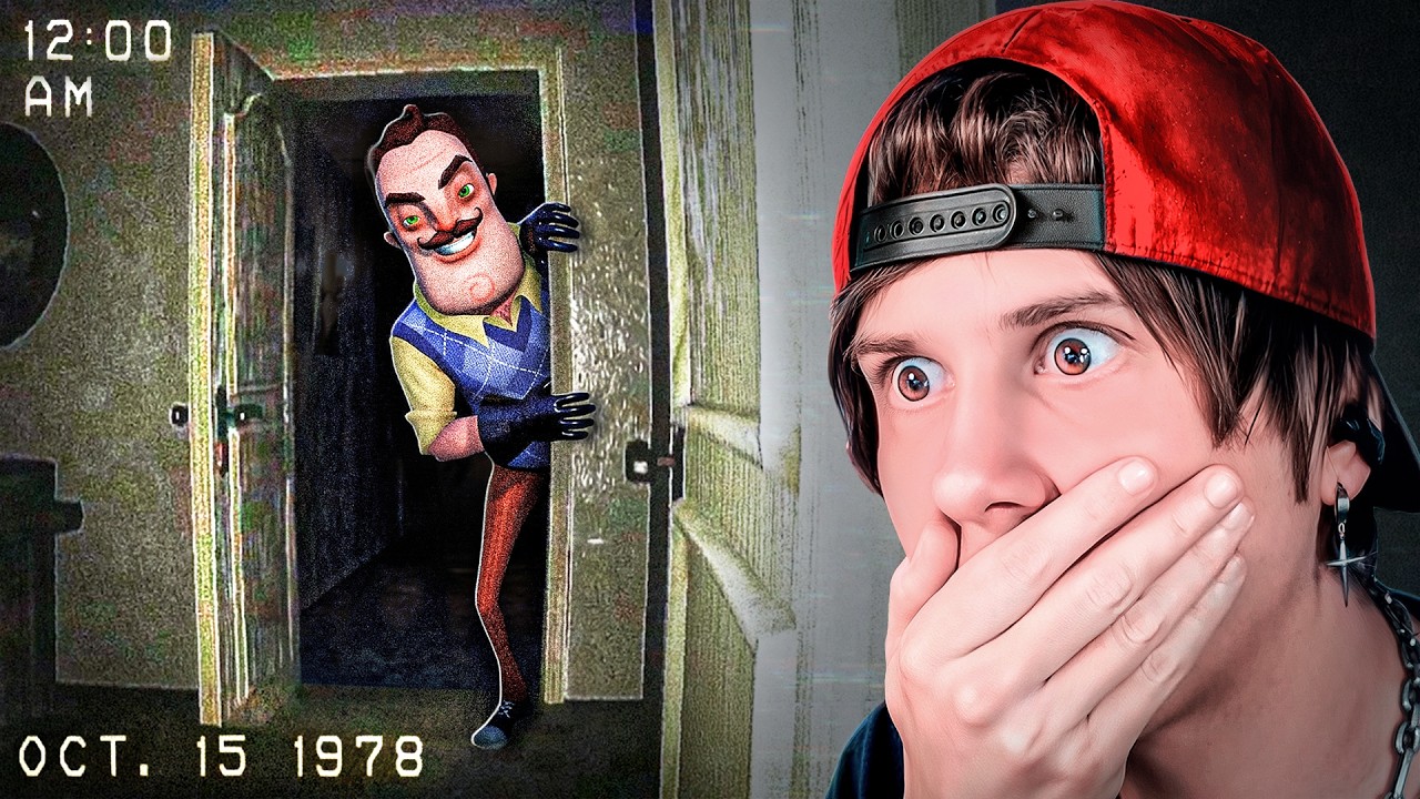 Hello Neighbor pero es TERROR ANALOGICO
