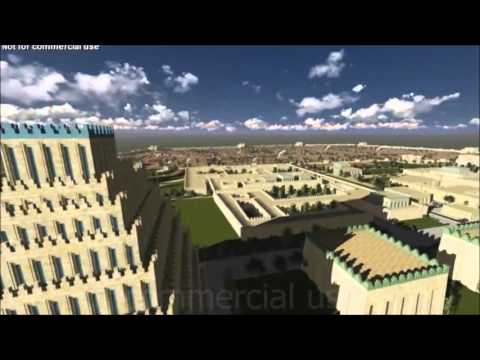 3D Digital Art Ancient Nineveh - Ashurbanipal, Assyria