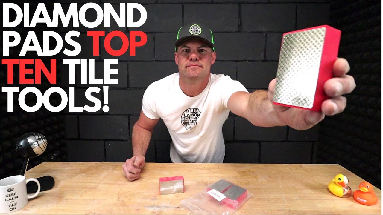 How to Smooth Rough Cut Tile Edges - Best Diamond Pad Deal!
