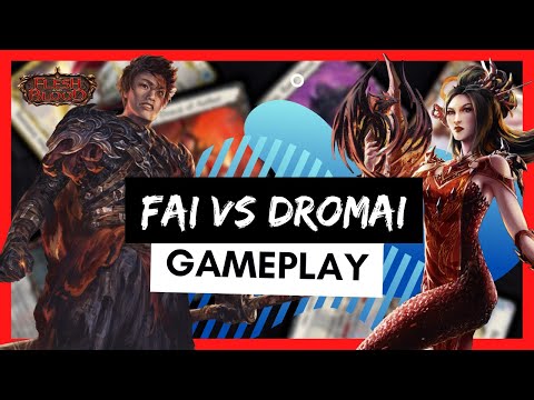 Fai vs Dromai Gameplay - Flesh and Blood TCG