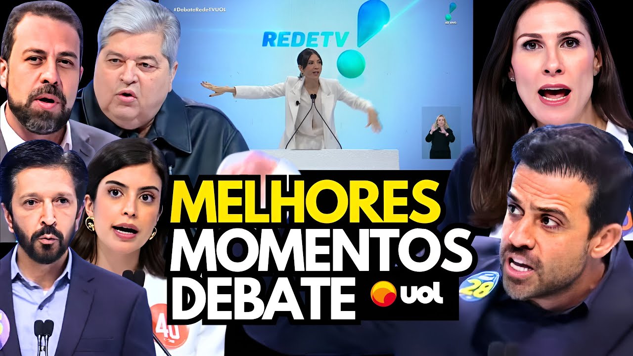 Pablo Marçal MELHORES MOMENTOS DEBATE REDETV UOL PREFEITURA DE SÃO PAULO