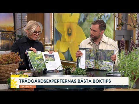 Trädgårdsmästarnas bästa boktips: ”Man blir inspirerad” | Nyhetsmorgon | TV4 & TV4 Play