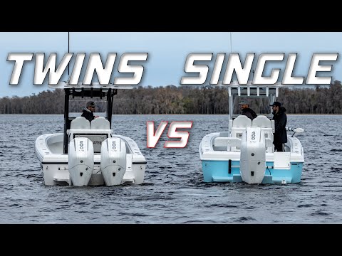 Bluewater 25T Power Comparison - Twin V6 200's vs Single V10 400