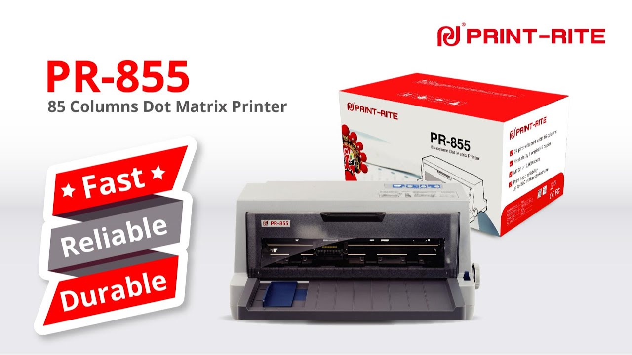 Giới thiệu máy in kim Print-Rite PR-855