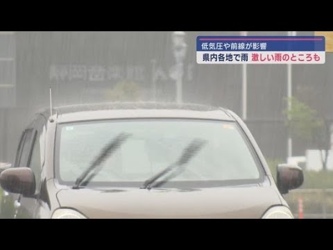 YouTube Video 静岡県内未明から広い範囲で雨 静岡市井川では1時間に38ミリの激しい雨が降り5月の観測史上最大を更新
