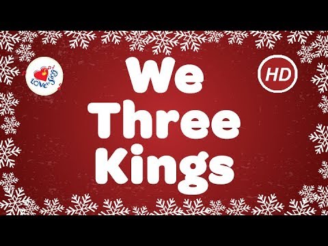 We Three Kings with Lyrics| Christmas Songs & Carols | Christmas Music