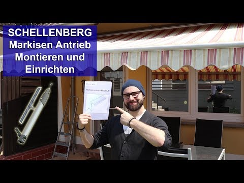[SCHELLENBERG Markisen Antrieb] Montieren und Einrichten für SmartHome [Tutorial] [HD]