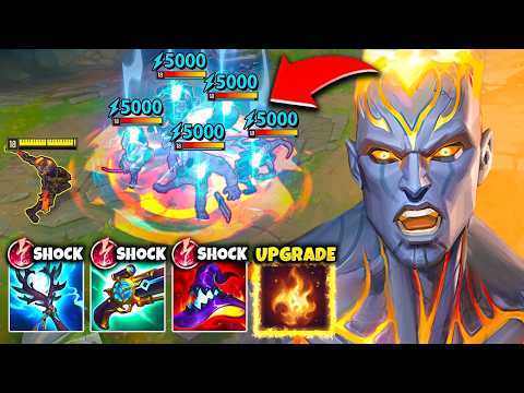 Brand but my burns are upgraded with LIGHTNING that melts you (TRIPLE SHOCK BRAND)