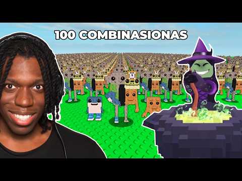 I Fused 100 Los Combinasions For Spooky And Pumpky.... | STEAL A BRAINROT!!!