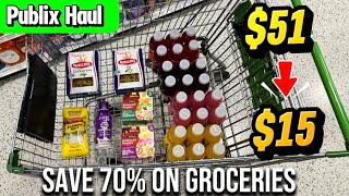 I Saved 70% at Publix this week 9/16-9/22! 🛒 $51+ Grocery Haul for ONLY $15!