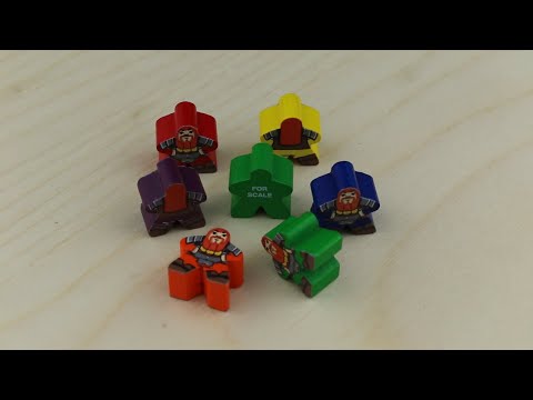 Dwarf, Green - Character Meeple video