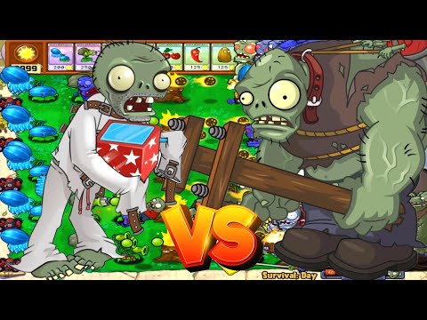 Plants vs Zombies Hack - Winter Melon vs 999 Gargantuar Zombies
