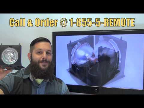 RCA 260962 Projection TV Projector Lamp Osram Neolux Bulb Inside - www.ReplacementRemotes.com