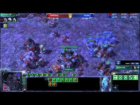 StarCraft 2: PvT Grubby vs Sting