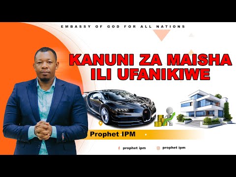 KANUNI ZA MAISHA ILI UFANIKIWE