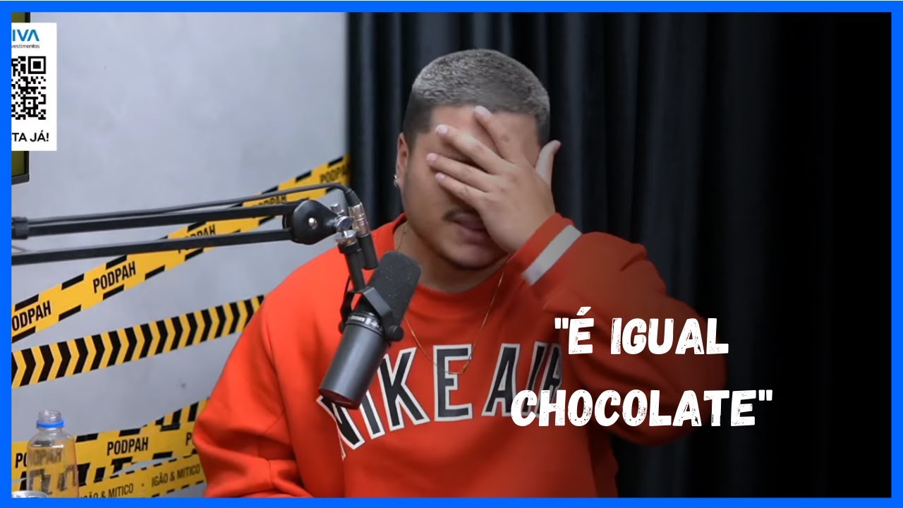 Watch Now MITICO E IGÃO EXPERIMENTAM BARRINHA DE CHOCOLATE DA MAX TITANIUM l Cortes Podcasts MITICO E IGÃO EXPERIMENTAM BARRINHA DE CHOCOLATE DA MAX TITANIUM l Cortes Podcasts