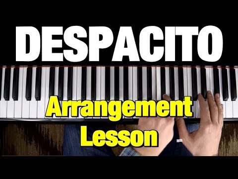 How to play  Despacito by Luis Fonsi - Piano Tutorial Lesson (Chords & Scales Explained)