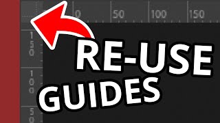 Save RULER GUIDES in PHOTOSHOP (Tutorial)