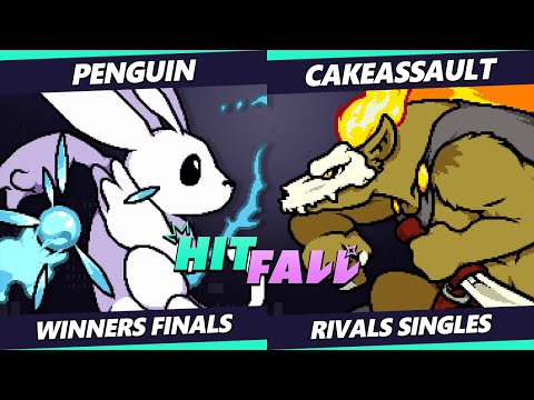 Hitfall 2023 Winners Finals - CakeAssault (Forsburn) Vs. Penguin (Ori) Rivals of Aether - RoA
