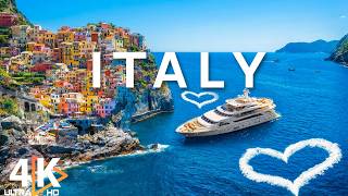 [4K] Italy 🇮🇹 Positano Cliffs & Amalfi Coast | Superyachts, Turquoise Mediterranean Escape