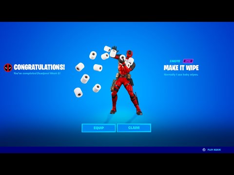 Fortnite Deadpool Emote (WEEK 6)