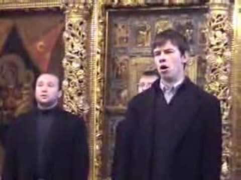 #Russian #Orthodox #Sacred #choir singing Chesnokov Gabriel Appeared Eternal Counsel #Moscow
