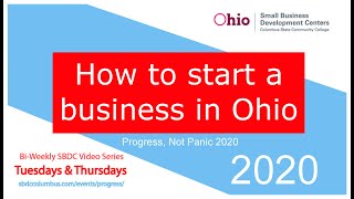 Ohio SBDC Progess Not Panic: How to Set Up a Business in Ohio