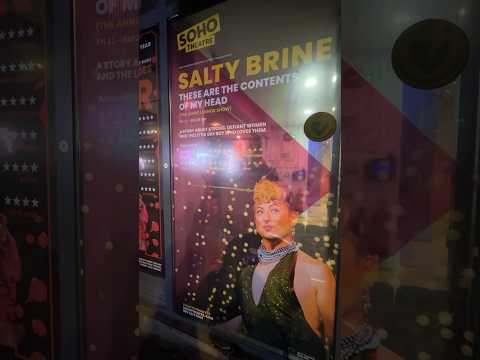 Salt Brine These Are the Contents of My Head The Annie Lennox Show #sohotheatre #saltybrine