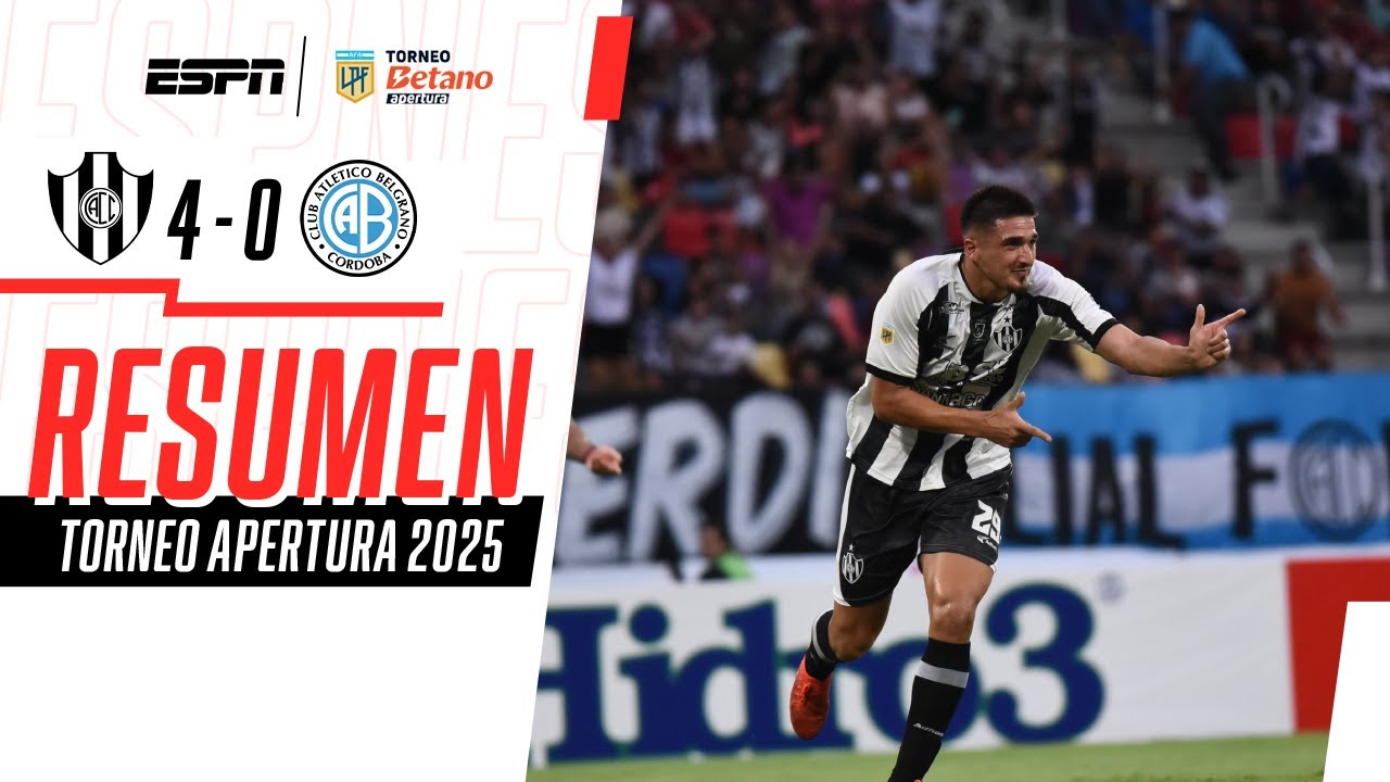 TREMENDA VICTORIA DEL FERROVIARO ANTE EL PIRATA | Central Córdoba 4-0 Belgrano | RESUMEN