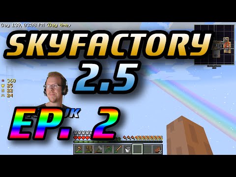 Barrels, Composting Dirt, Silkworms, Sieve | Minecraft SkyFactory 2.5