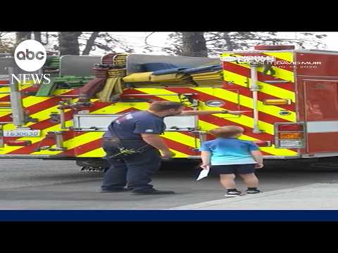 Community comes together to thank firefighters after Washington state wildfires